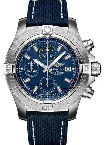 Breitling Avenger A13317101C1X1 45mm Stainless steel Blue