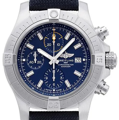 Breitling Avenger A13317101C1X1 45mm Stainless steel Blue