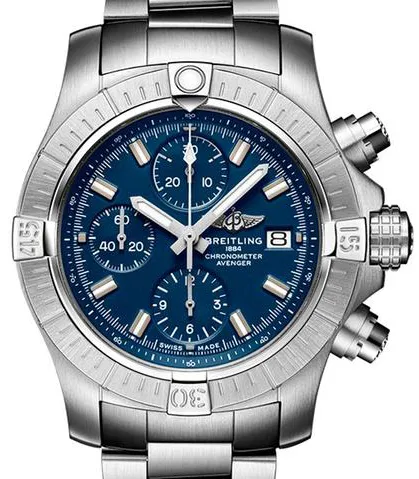 Breitling Avenger A13385101C1A1 43mm Stainless steel Blue