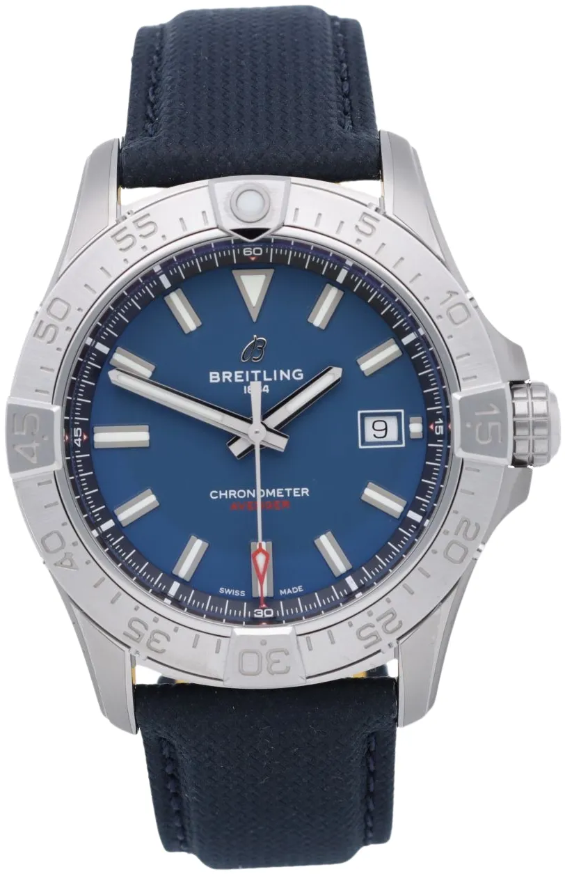 Breitling Avenger A17328101C1X1 42mm Stainless steel Blau