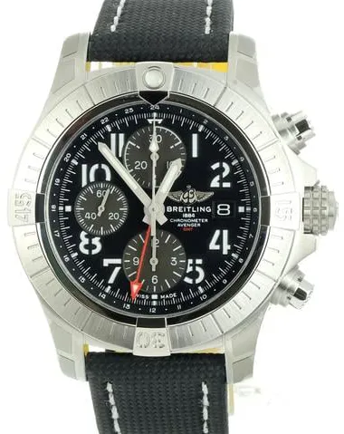 Breitling Avenger A24315101B1X1 45mm Stainless steel Black