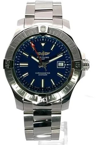 Breitling Avenger A32395101C1A1 45mm Stainless steel Blue