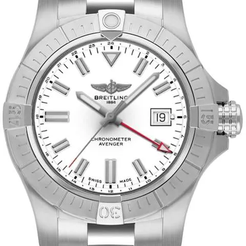 Breitling Avenger A32397101A1A1 43mm Stainless steel White