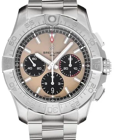 Breitling Avenger AB0147101A1A1 44mm Stainless steel Beige