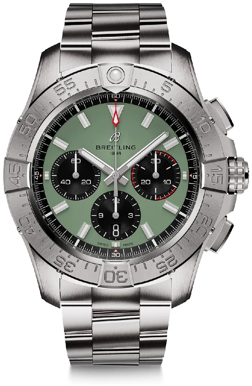 Breitling Avenger AB0147101L1A1 44mm Stainless steel Green