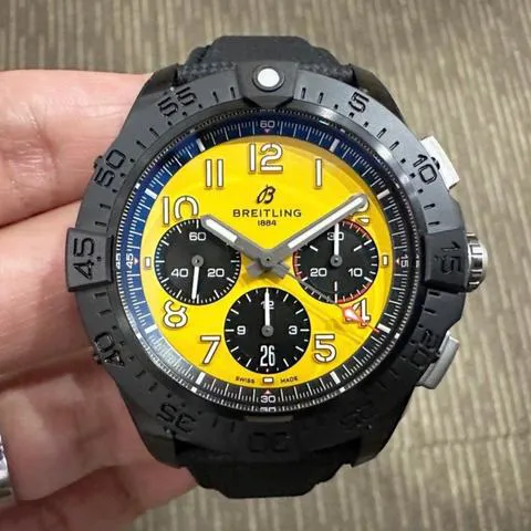 Breitling Avenger SB0147101I1X2 44mm Black ceramic Yellow