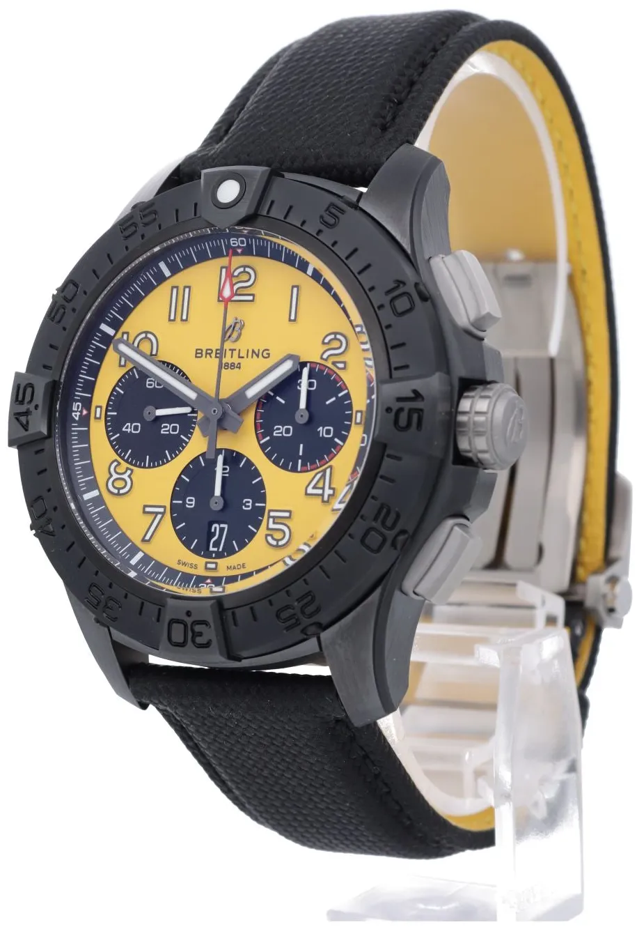 Breitling Avenger SB0147101I1X2 44mm Black ceramic Yellow 1