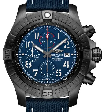 Breitling Avenger V13375101C1X1 48mm Titanium Blue