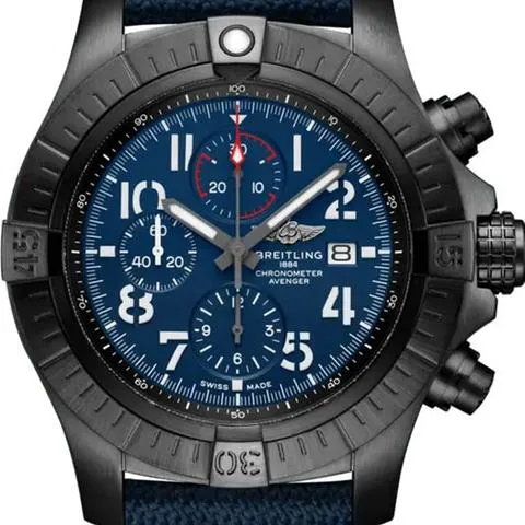 Breitling Avenger V13375101C1X2 48mm Titanium Blue