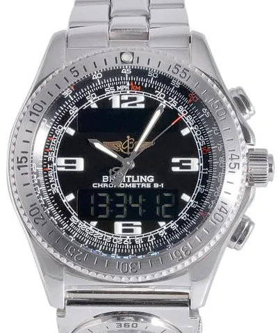 Breitling B-1 A78362 43mm Stainless steel Black