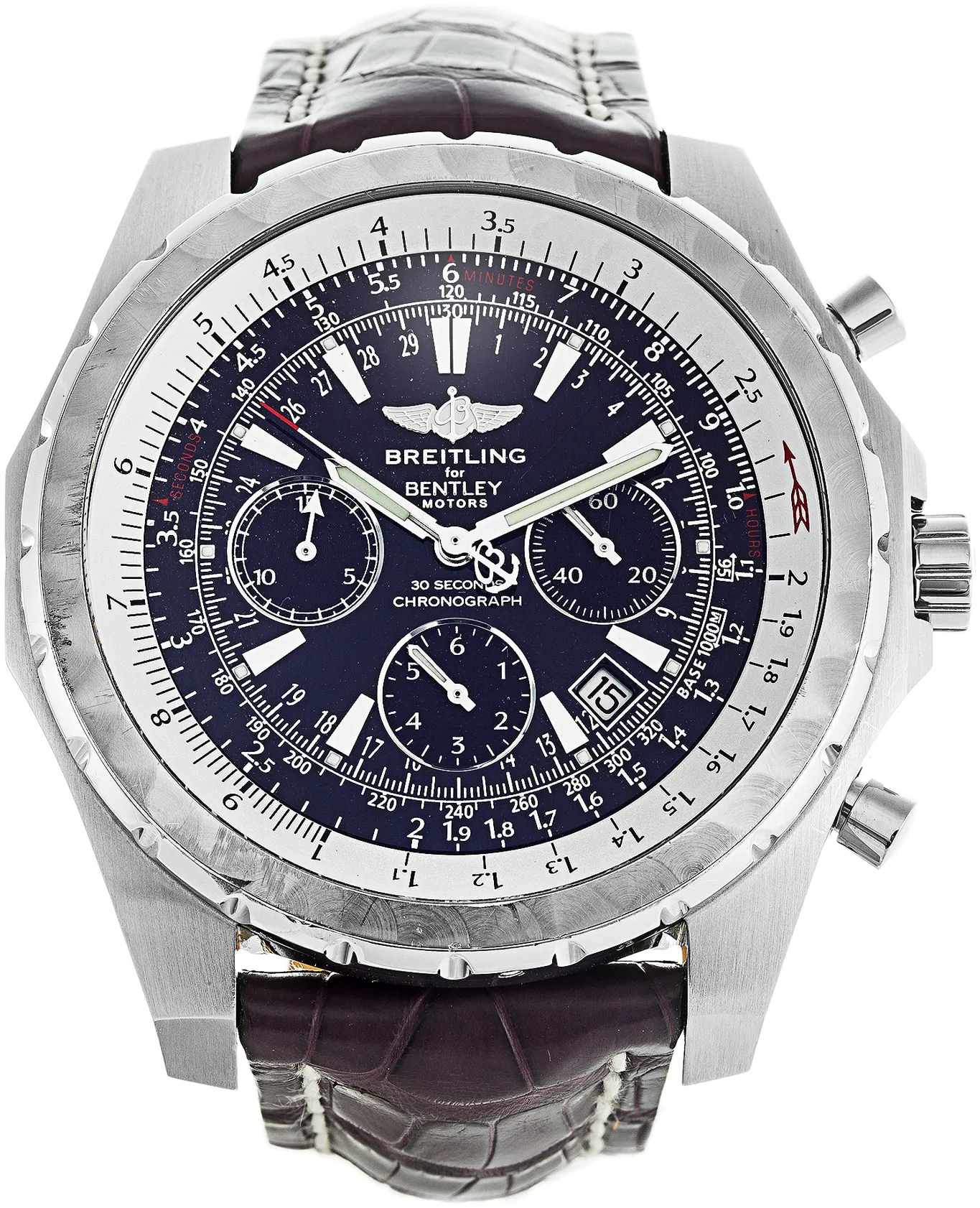 Breitling Bentley A25363 49mm Stainless steel •