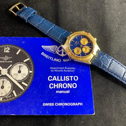 Breitling Callisto 80520 36mm Yellow gold Blue