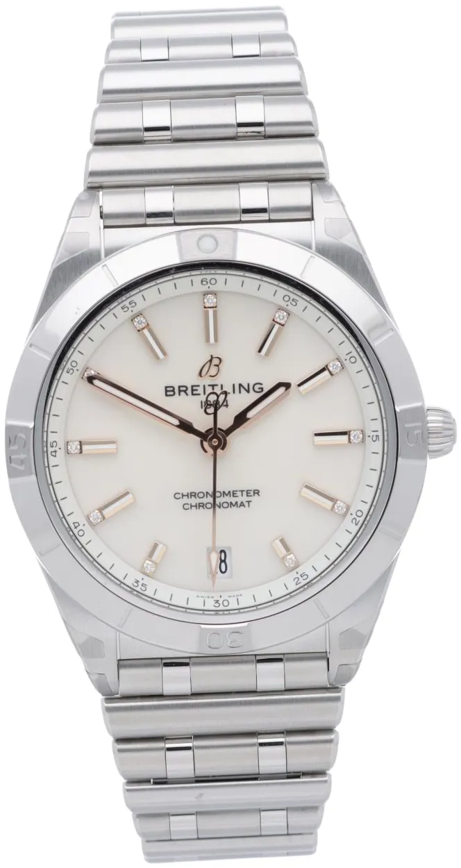 Breitling Chronomat A10380101A2A1 36mm Stainless steel White