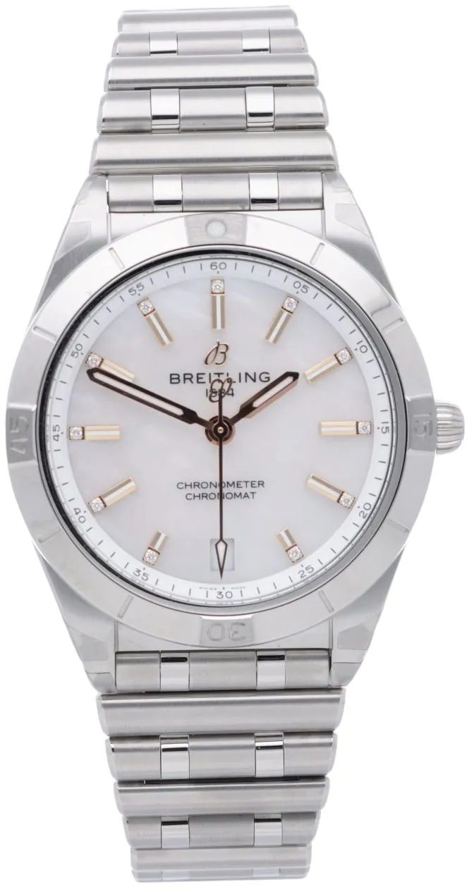 Breitling Chronomat A10380101A4A1 36mm Stainless steel White