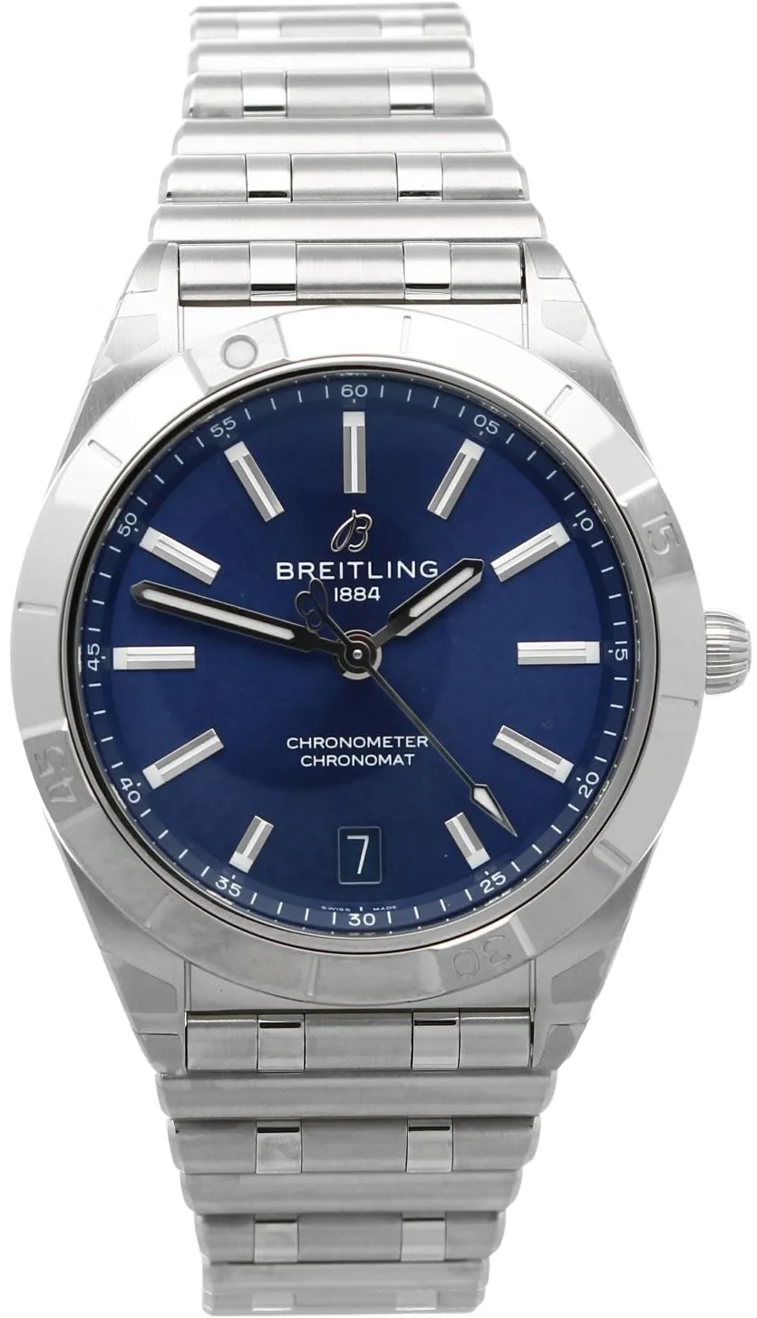 Breitling Chronomat A10380101C1A1 36mm Stainless steel Blue