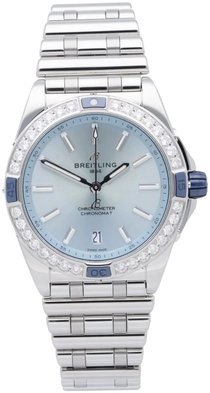 Breitling Chronomat A17356531C1A1 nullmm Stainless steel Blue 7