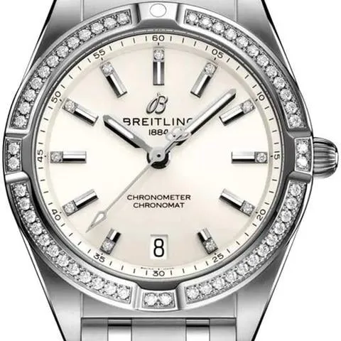 Breitling Chronomat A77310591A1A1 32mm Steel White