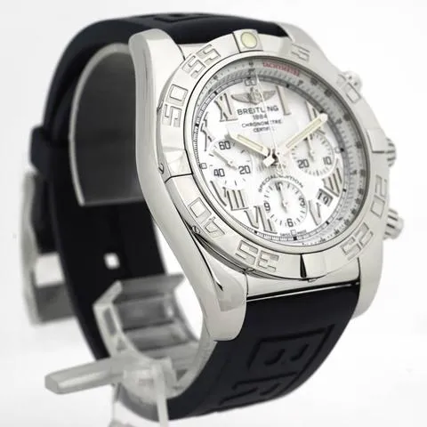 Breitling Chronomat AB0110 44mm Steel White 10