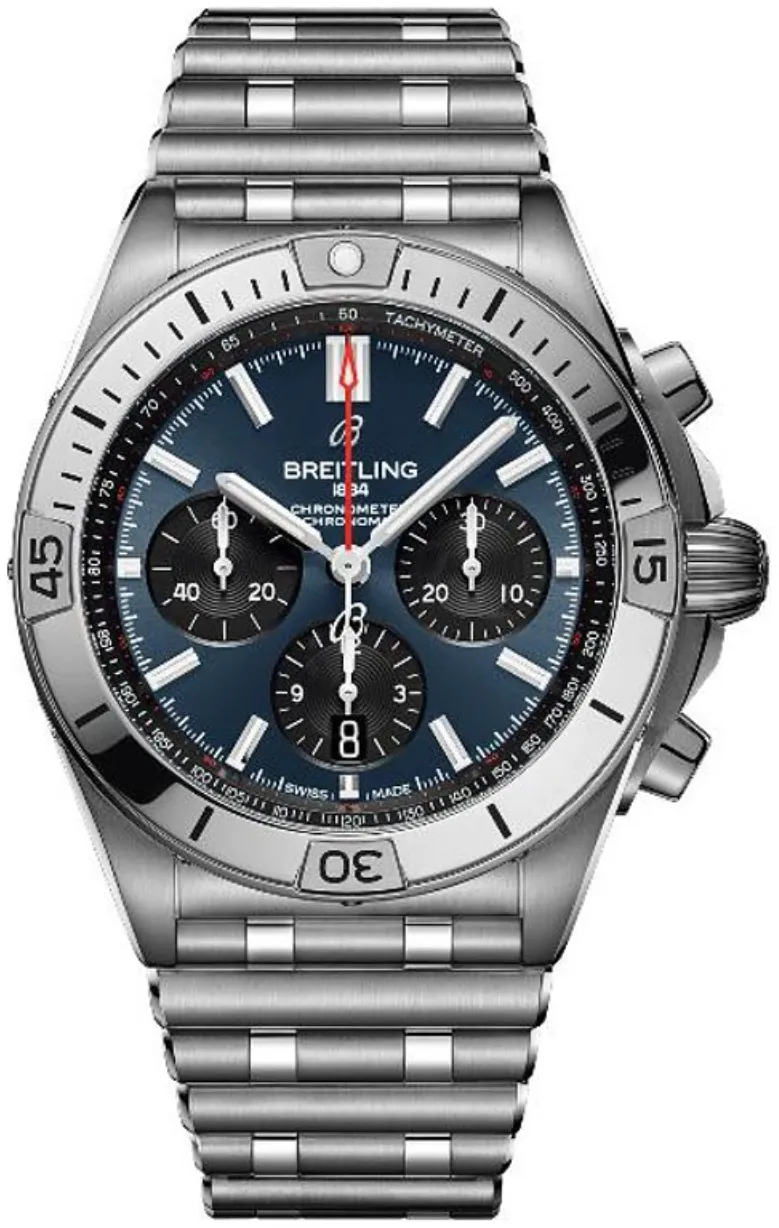 Breitling Chronomat AB0134101C1A1 42mm Stainless steel Blue