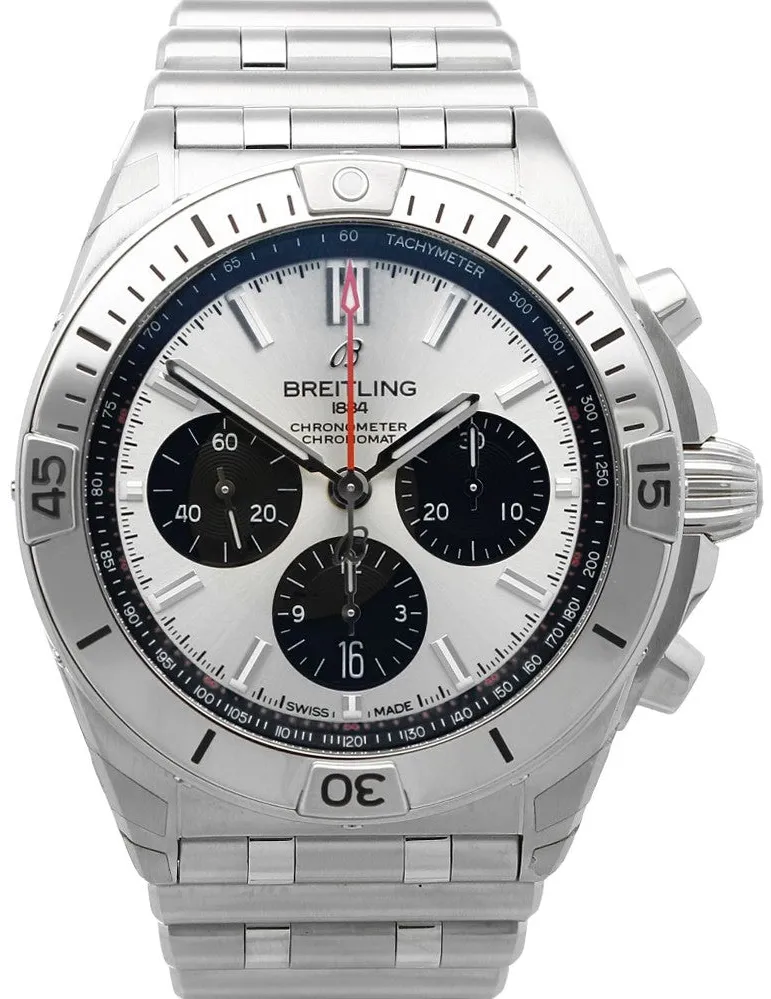 Breitling Chronomat AB0134101G1A1 42mm Stainless steel Silver