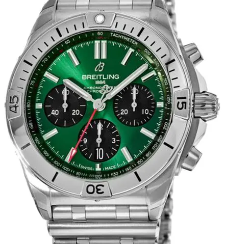 Breitling Chronomat AB0134101L1A1 42mm Stainless steel Green