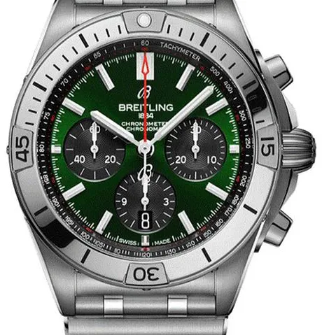 Breitling Chronomat AB0134101L1A1 42mm Stainless steel Green