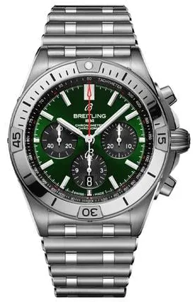 Breitling Chronomat AB0134101L1A1 42mm Stainless steel Green