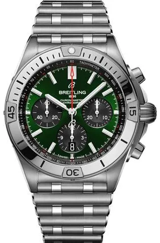 Breitling Chronomat AB0134101L1A1 42mm Stainless steel Green