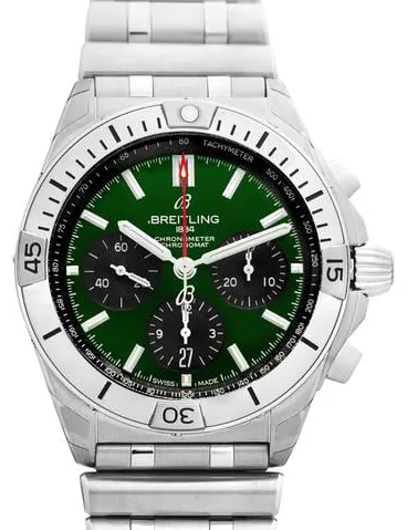 Breitling Chronomat AB0134101L1A1 42mm Stainless steel Green