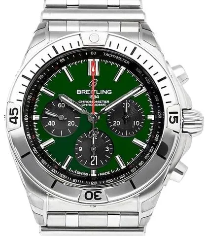 Breitling Chronomat AB0134101L1A1 42mm Stainless steel Green