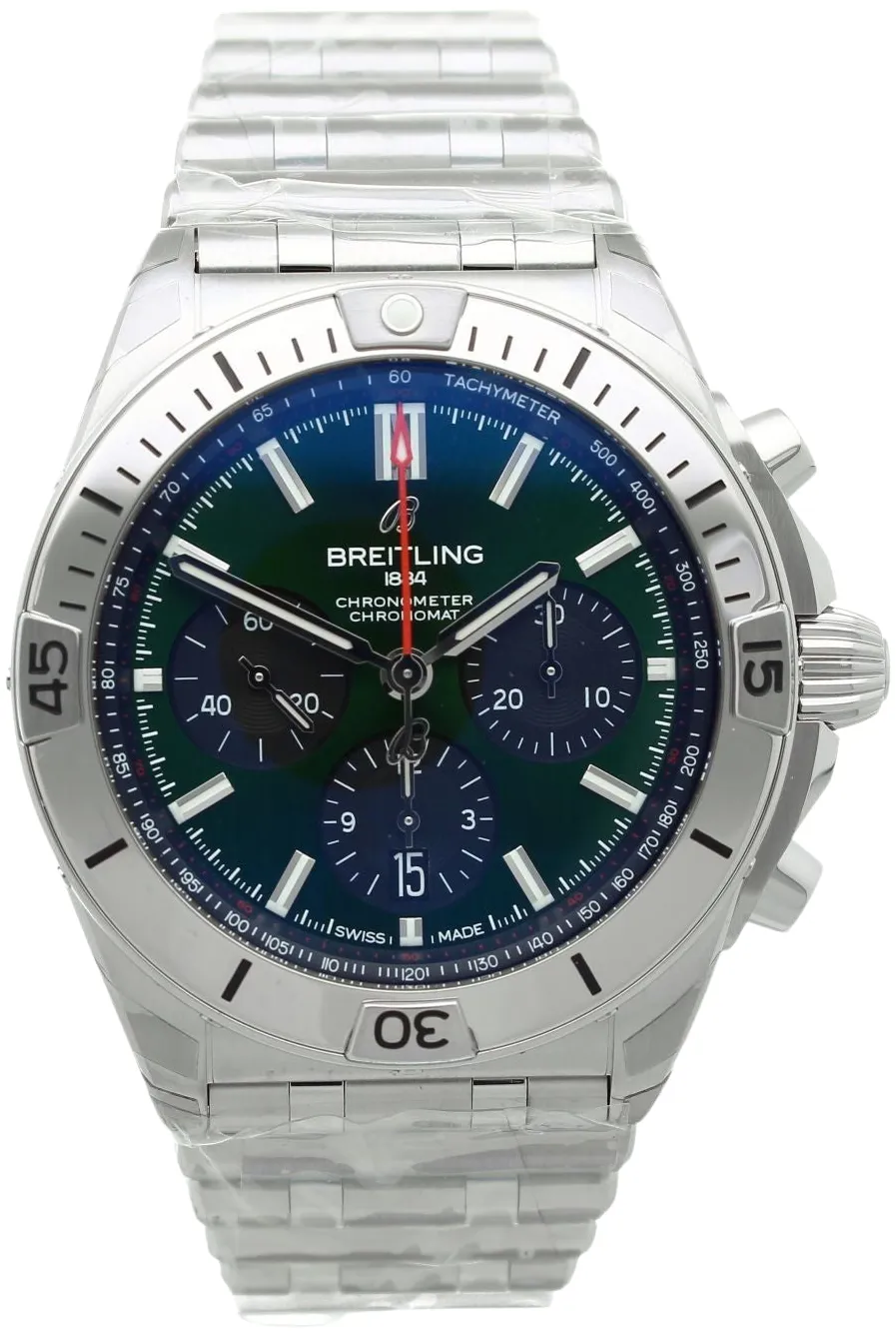 Breitling Chronomat AB0134101L1A1 42mm Stainless steel Green