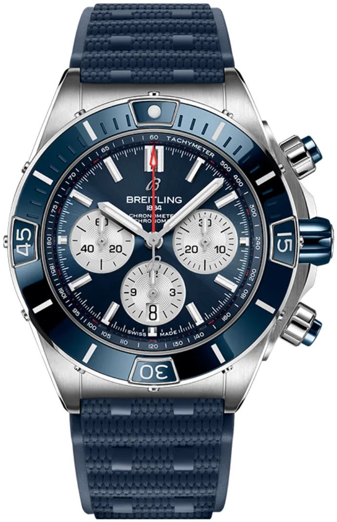 Breitling Chronomat AB0136161C1S1 44mm Stainless steel Blue