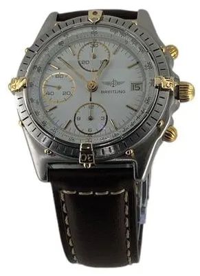Breitling Chronomat B13050.1 40mm Yellow gold and stainless steel White