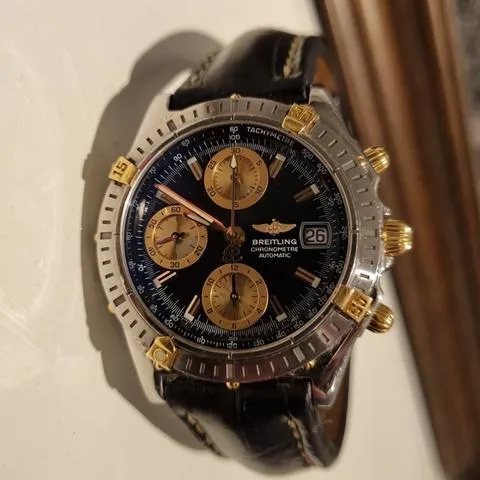 Breitling Chronomat B13352 39mm Gold/steel Black