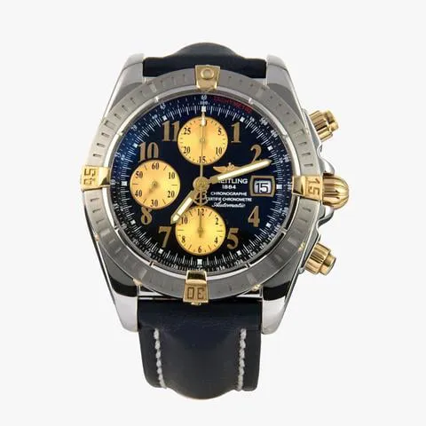 Breitling Chronomat B13356 44mm Yellow gold and Stainless steel Black