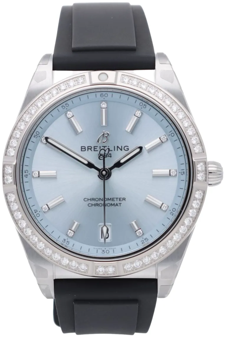 Breitling Chronomat G10380591C1S1 36mm Stainless steel Blue 7