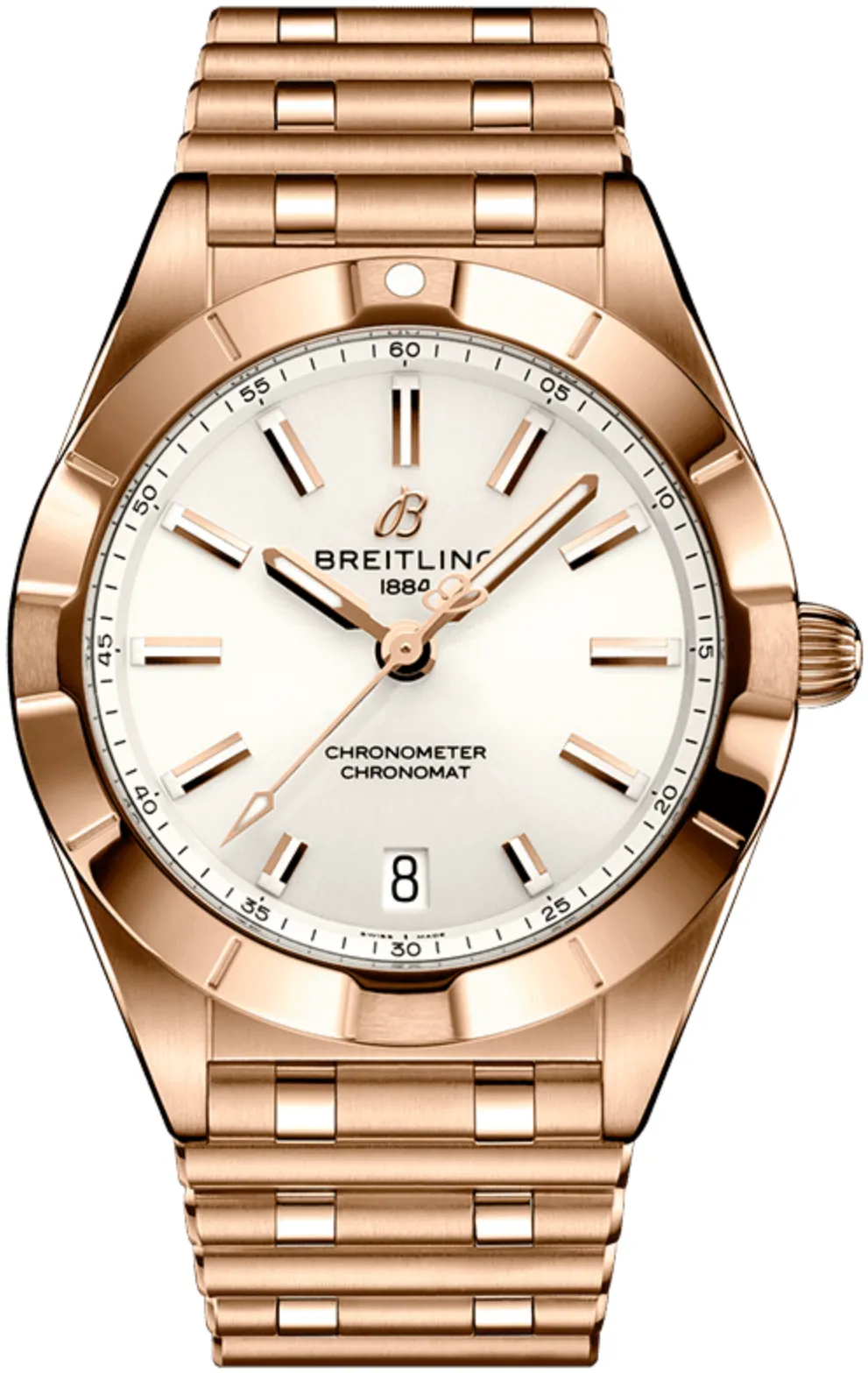 Breitling Chronomat R77310101A1R1 32mm Red gold White 1