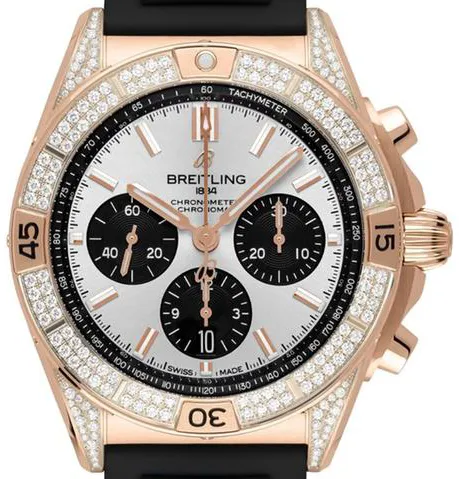 Breitling Chronomat RB0134721G1S1 42mm Rose gold Gray