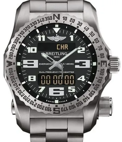 Breitling Emergency E76325HA/BC02/159E 51mm Titanium Black