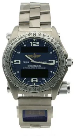 Breitling Emergency E8017210/B999 43mm Titanium Blue