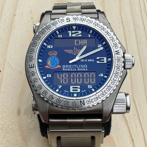 Breitling Emergency 43mm Titanium Blue