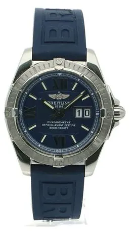 Breitling Galactic A49350 41mm Stainless steel Blue