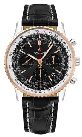 Breitling Navitimer 1 B01 Chronograph 43 UB0121211F1P1 43mm Yellow gold and Stainless steel Gray