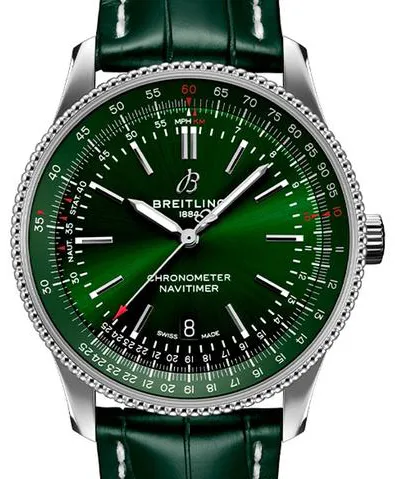 Breitling Navitimer A17326361L1P1 41mm Stainless steel Green