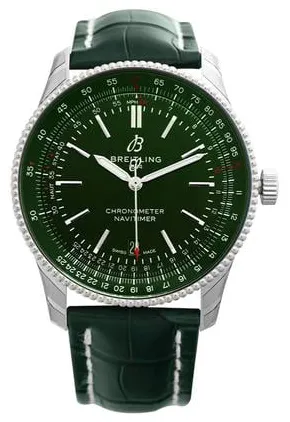 Breitling Navitimer A17326361L1P1 41mm Stainless steel Green