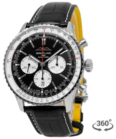 Breitling Navitimer AB0137211B1P1 46mm Stainless steel Black