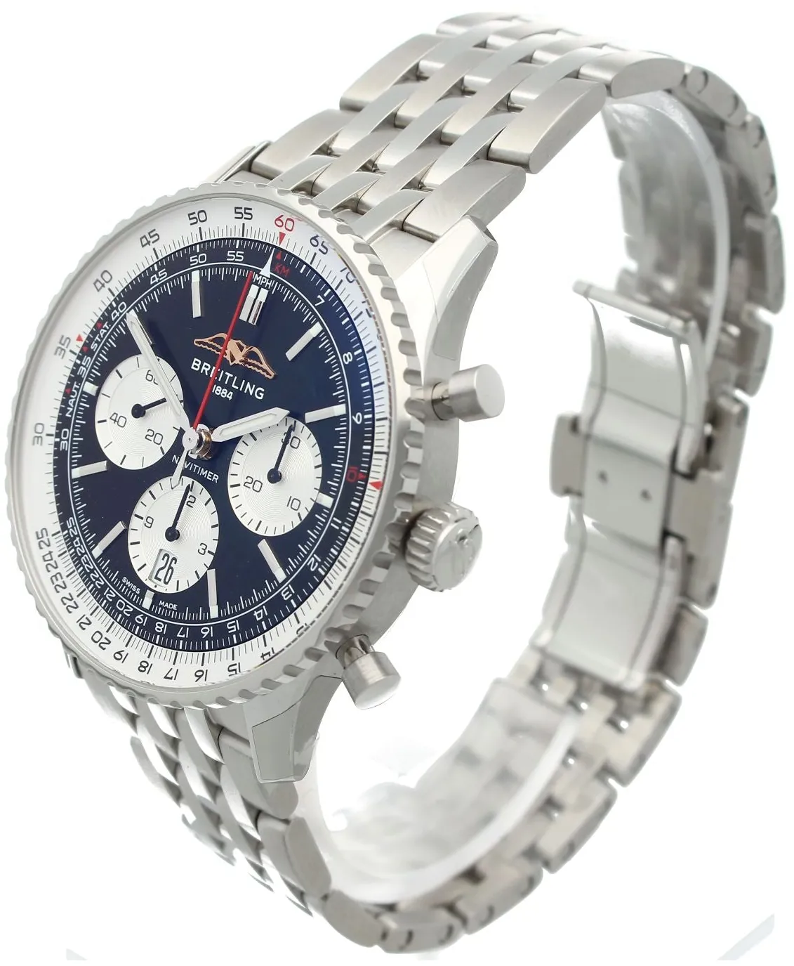 Breitling Navitimer AB0138211B1A1 43mm Stainless steel Black 1