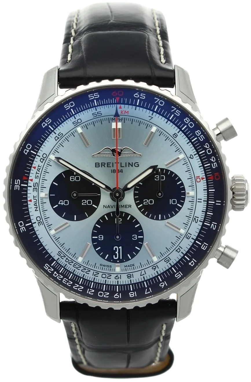 Breitling Navitimer AB0138241C1P1 43mm Stainless steel Blue