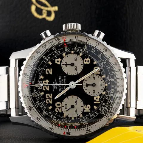 Breitling Navitimer Cosmonaute 809 41mm Stainless steel Black