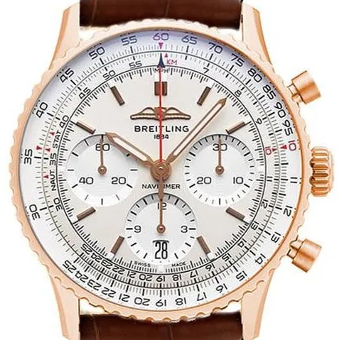 Breitling Navitimer RB0139211G1P1 41mm Rose gold Silver